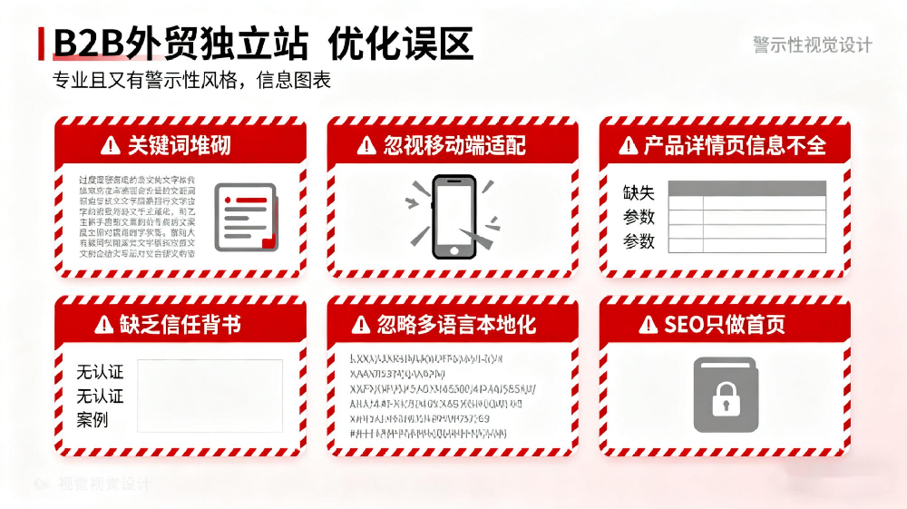 B2B外貿(mào)獨(dú)立站有哪些常見(jiàn)的優(yōu)化誤區(qū)？